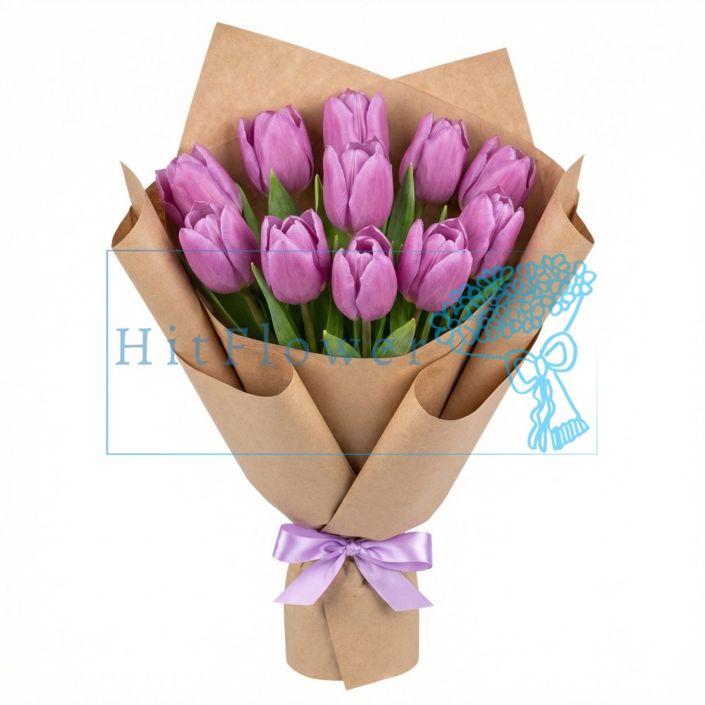 Букет цветов из: Тюльпаны